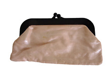 Vintage 80s Clutch Bag Purse VTG Handbag Tote Pink Retro Kitsch Accessory