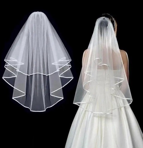 Wedding veil ivory - veil, ,