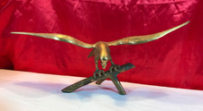 LARGE SOLID BRASS EAGLE ON