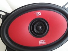 Oval 2 way Coaxial Speakers, in red, MTX Terminator46, 40W, 4x6