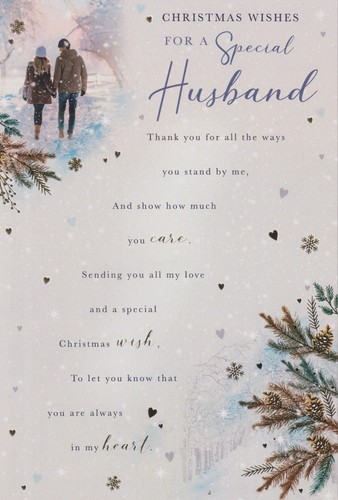 Husband christmas greeting - husband,