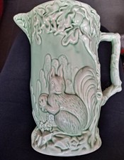 Large Vintage Wade Heath Woodland Squirrel Jug 154 1930s
