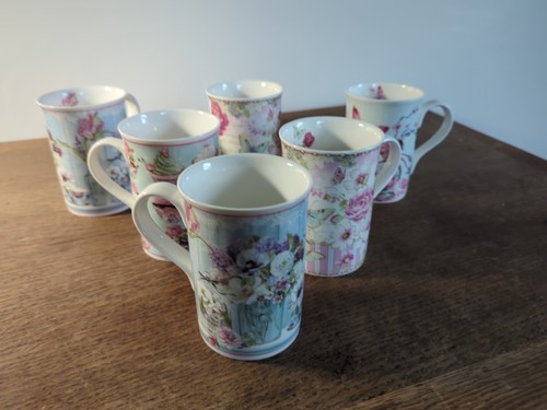 Set floral cupcake - floral,