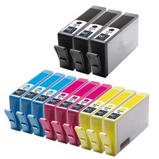 12 CHIPPED INK UCI Brand fits for hp 364XL PRINTER
