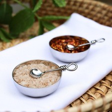 Set of Two Salt Bowls and