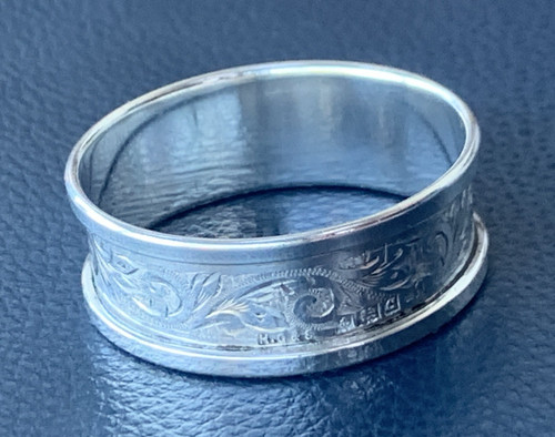Sterling silver napkin ring - sterling,