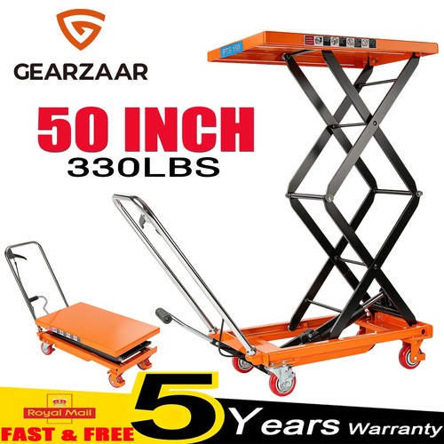 Hydraulic lift table cart - 50",
