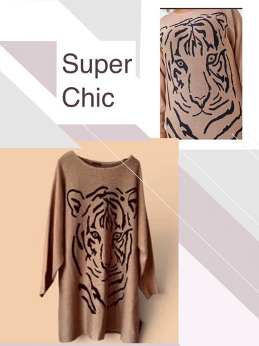Roman curve tiger print - roman,