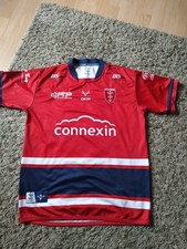 Hull KR Rugby League Shirt Home 2011 with Super League Sleeve Patches - Size XL
