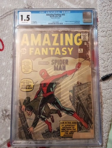 Amazing fantasy cgc 1 - #15, 1.5