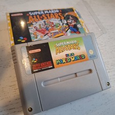 Super Mario All Stars Super Mario World Super Nintendo SNES Game PAL cartridge 