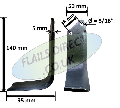 Rotavator blades suit - to,