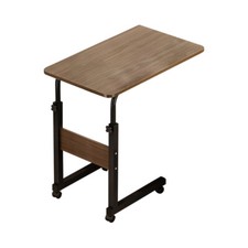 Movable Bedside Walnut Table