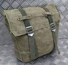 Genuine Vintage Military Issue Heavy Duty Canvas Back Pack Pannier Side Bag CVG2