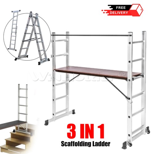 Aluminium multi purpose step - aluminium,