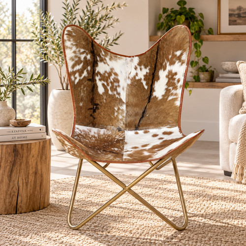 Cowhide leather butterfly - cowhide,