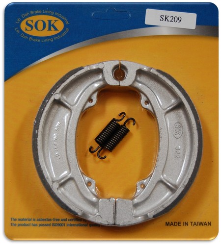 Front brake shoes springs fit - brake, shoes+springs
