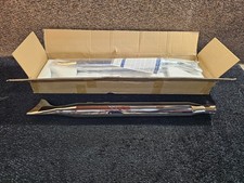 (QTY 2) Chrome 36" Fishtail