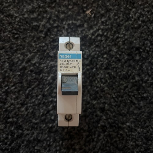 Hager amp type mcb - hager, 15