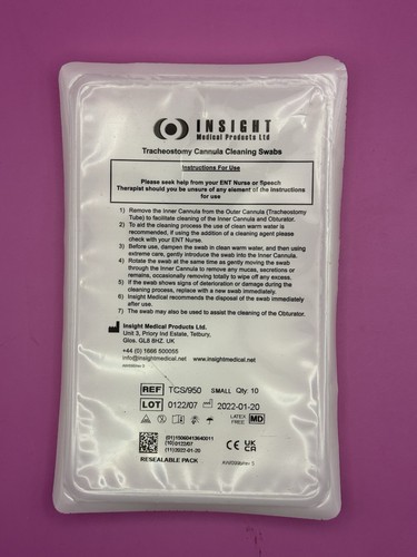 Tracheostomy cannula cleaning - cannula,