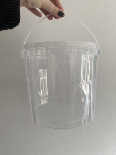 Clear bucket storage jars - bucket, 1.6l