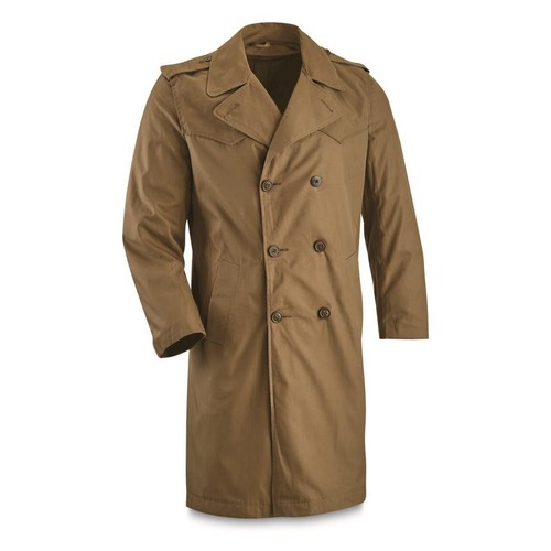 Italian military trench coat - italian,