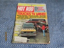 HOT ROD MAGAZINE AUGUST 1974 TRUCKS 'N VANS TURBOCHARGER 500 HP FOR THE STREET