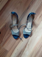 Navy And Silver Sparkly