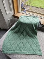 Hand Knitted Baby Blanket cozy