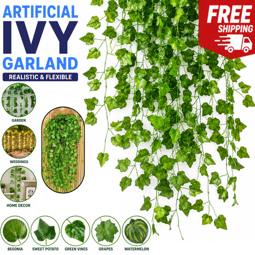 Artificial ivy garland - garland, green