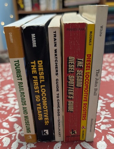 Railroad train book - train, lot