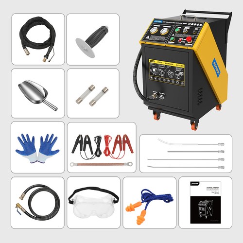 Dry ice blaster blasting - dry,