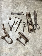 Old Rusty Farm Implements And