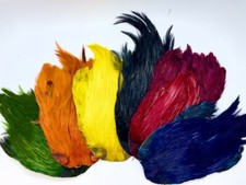 DYED COCK NECK ,FLY TYING