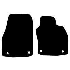 Tailored Car Floor Mats For Vauxhall Astra Van 2006 to 2013 Black Carpet