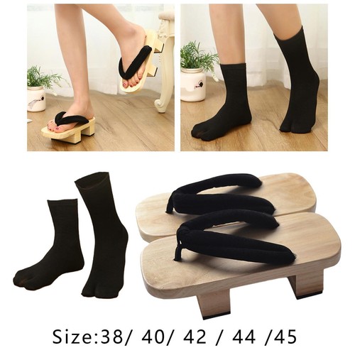 Japanese wooden clogs - wooden,