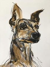 Original signed Ink acrylic