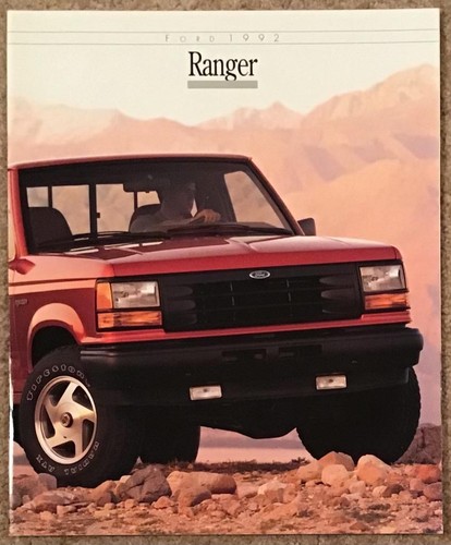 Ford ranger usa sales brochure - ford,