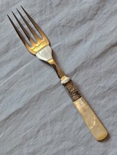 Antique handle epns - m.o.p.,