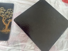 Paper Mache Box With Chinese