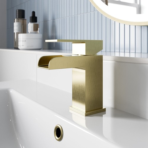 Waterfall bathroom taps - waterfall,