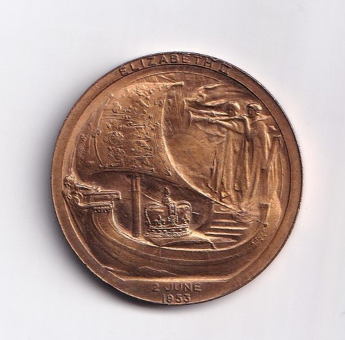 Coronation medal june 2 - medal,