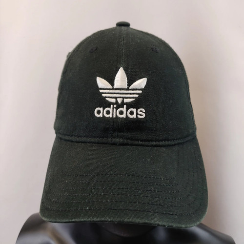 Adidas black white embroidered - black,