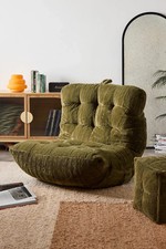 Green Ligne Roset Togo Seat Style Sofa One Seater