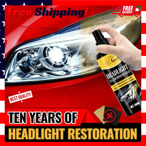 Car headlight restoration - car,