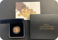2000 Proof Full Gold Sovereign