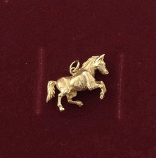 Solid 9ct 9k Horse Pony