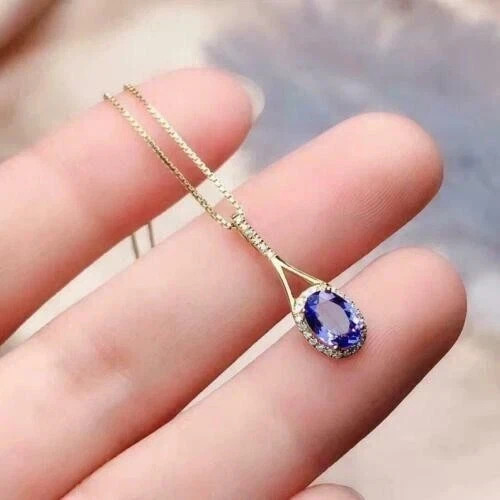 Oval cut blue tanzanite halo - cut,