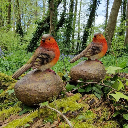Robin stone resin garden - robin,