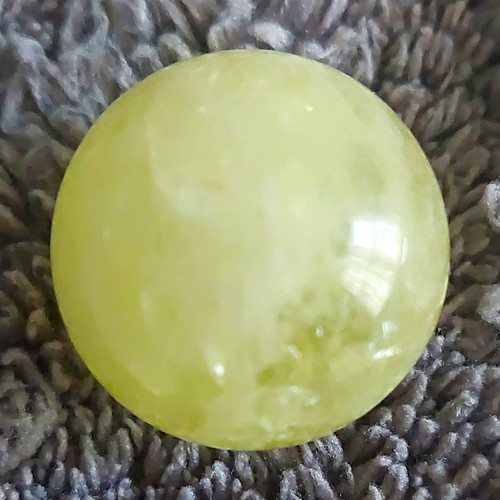 Natural yellow fluorite sphere - natural,